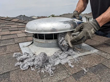 Cleaning Dryer Vent On Roof in San Juan Capistrano
