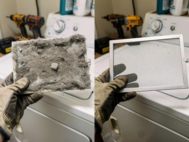 Professional lint trap cleaning by San Juan Capistrano Dryer Vent Cleaning in San Juan Capistrano