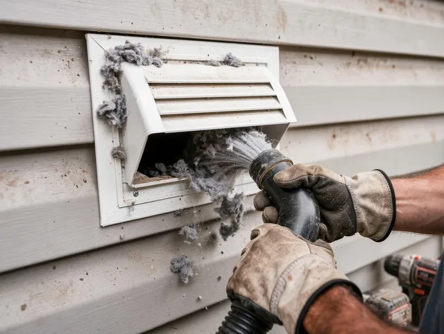 Professional dryer vent cleaning by San Juan Capistrano Dryer Vent Cleaning in San Juan Capistrano