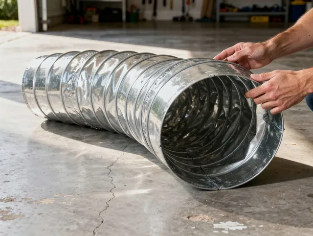 San Juan Capistrano Dryer Vent Cleaning specialist using advanced equipment for thorough duct cleaning in San Juan Capistrano